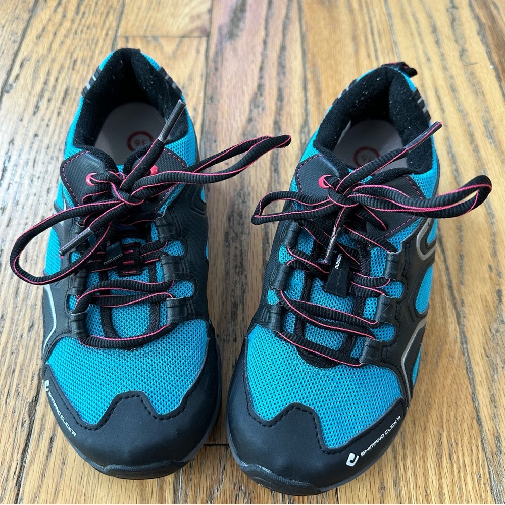 Shimano Blue Cycling Shoes Size 36 US 5.5